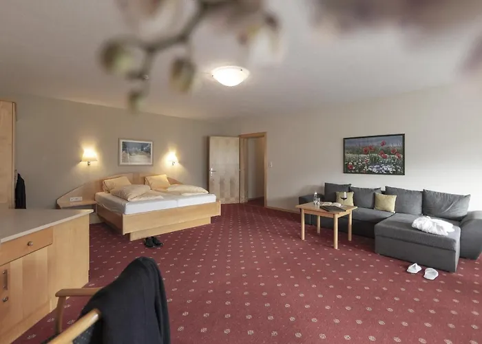 酒店 Aktiv-hotel Traube Am Mieminger Sonnenplateau 3*