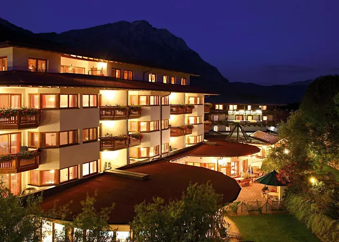 酒店 Aktiv-hotel Traube Am Mieminger Sonnenplateau